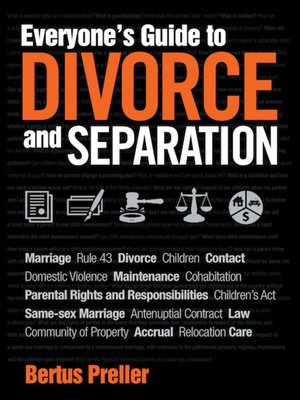 cover image of Everyone's Guide to Divorce and Separation